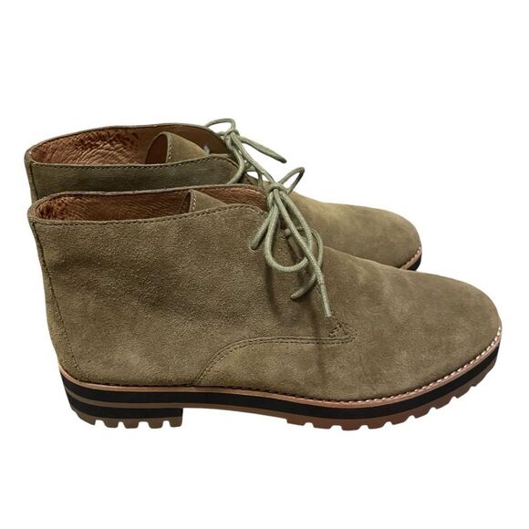 Madewell The Wren Boot in Suede Earthy Green Size 9 NEW - Picture 5 of 8